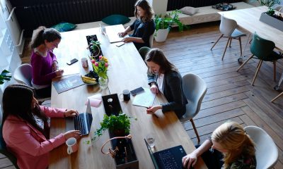 women working on laptop