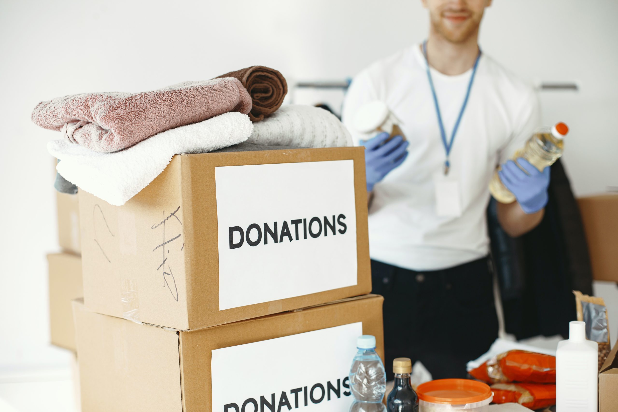 Close-up Photo of Donation Boxes