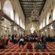 Muslims at the Al-Aqsa Mosque