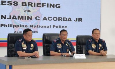 PNP chief Gen. Benjamin Acorda Jr on press briefing