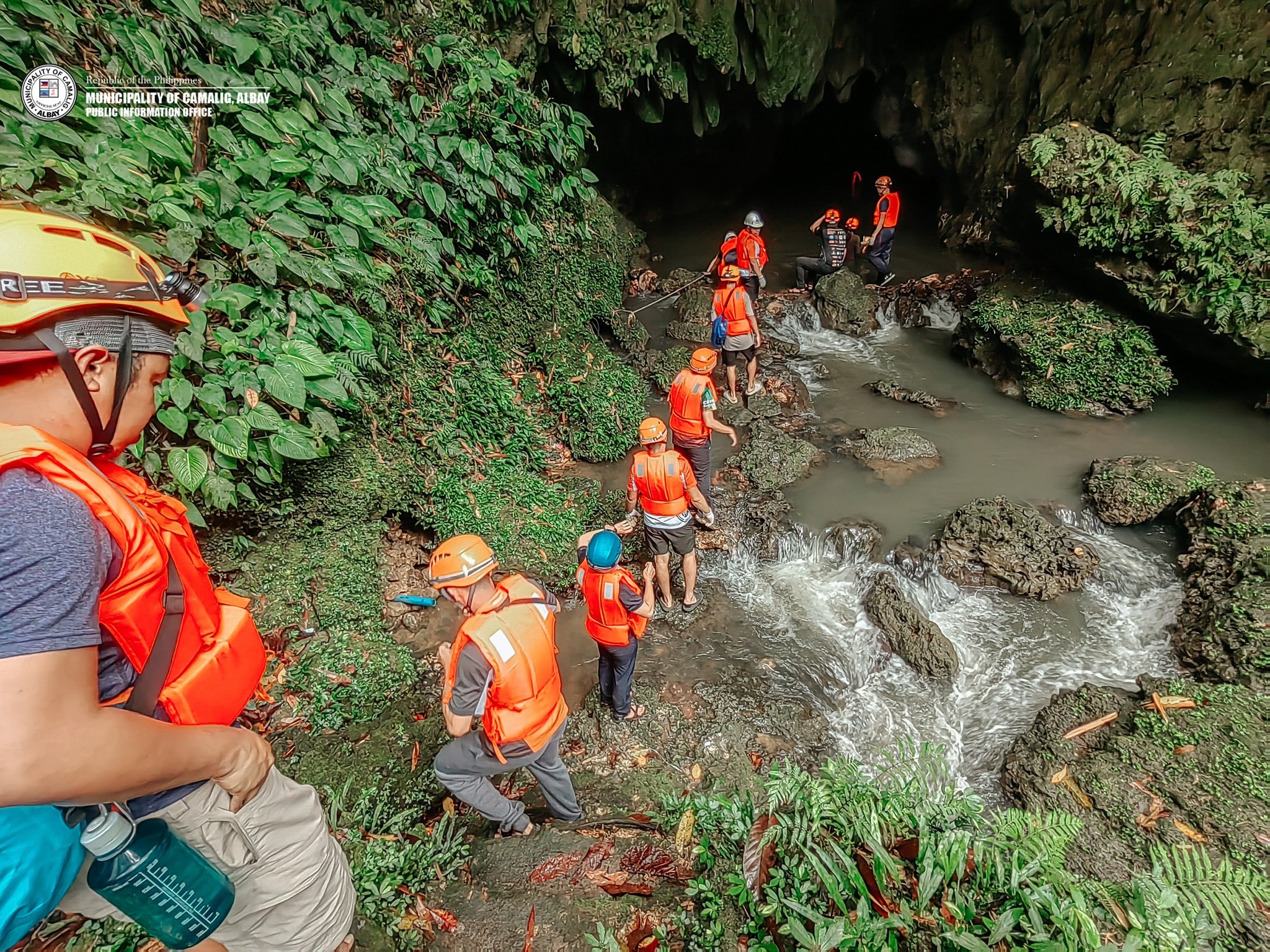 municipal tourism team conducts an initial area and risk assessment at the Calabidongan Cave