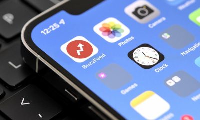 buzzfeed application icon on iphone