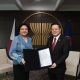 Philippines Permanent Representative to ASEAN Hjayceelyn Quintana, ASEAN Secretary-General Kao Kim Hourn