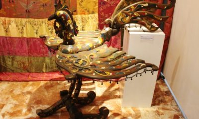 Sarimanok wood sculpture