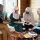Women in Hijab Working Together
