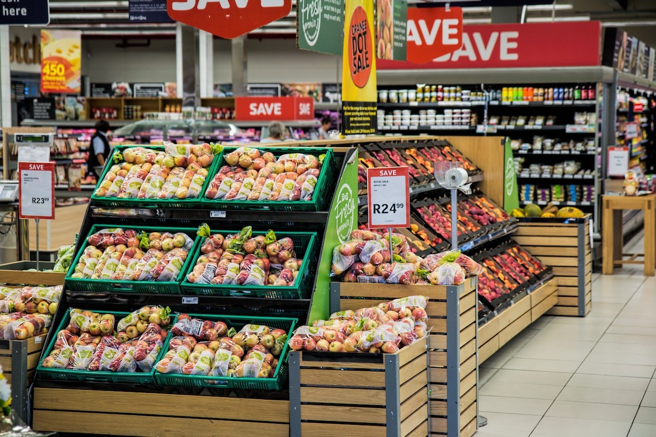 inside the grocery store