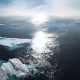 icebergs on water