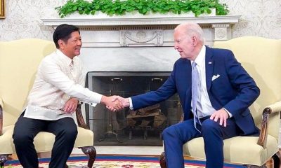 PBBM, Biden shaking hands