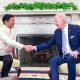PBBM, Biden shaking hands
