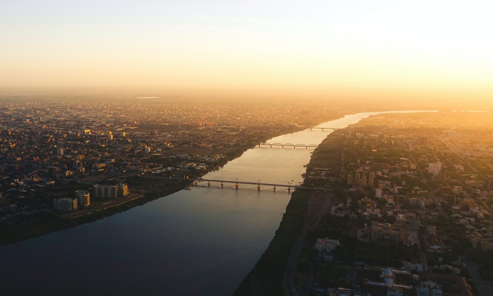 aerial view of Sudan