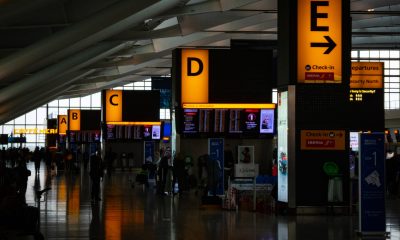 Inside UK airport