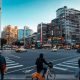 an intersection in the city in Taiwan