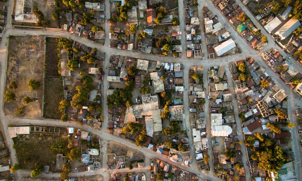 Aerial Photography of Assorted-color Buildings