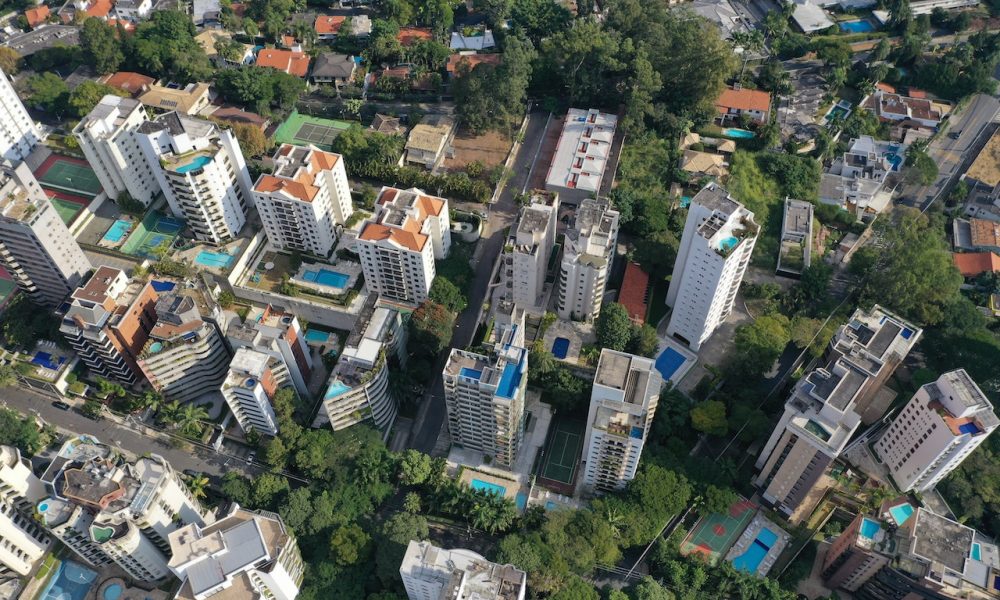 aerial view of cityscape