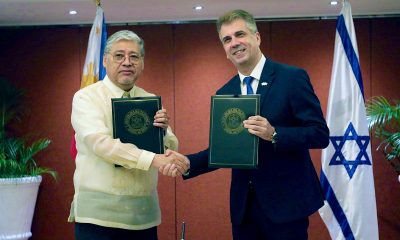 Israeli Foreign Minister Eli Cohen, Foreign Affairs Secretary Enrique Manalo