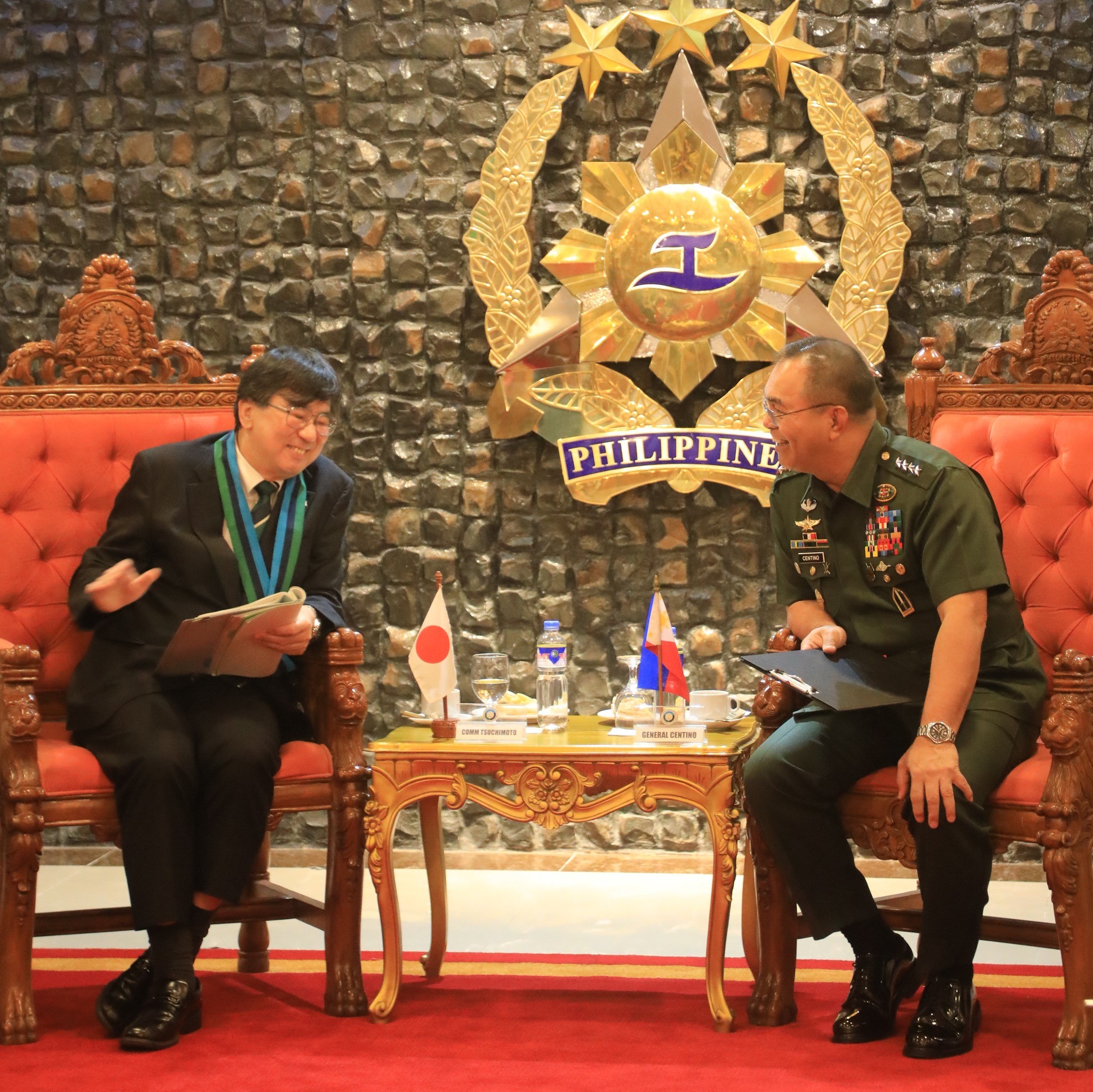 AFP chief Gen. Andres Centino, Japan's Acquisition, Technology, and Logistics Agency Commissioner Tsuchimoto Hideki