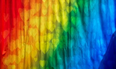rainbow with hearts