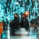 two canada policemen standing