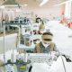 Women Wearing Face Masks Working in a Sewing Factory
