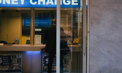 Man Exchanging Money