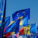 Moldova, EU flags