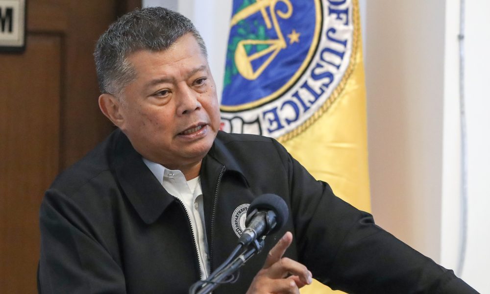 DOJ Secretary Jesus Crispin Remulla
