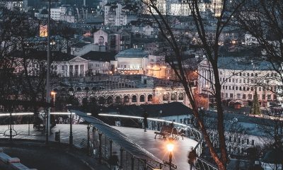 people walking on streets of Kyiv