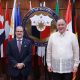 Canada Ambassador to the Philippines David Bruce Hartman (left) and Department of National Defense (DND) Secretary Gilberto Teodoro Jr. (right)