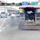 jeep on the road