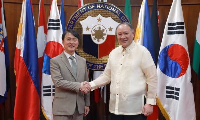 Newly-appointed South Korea Ambassador to the Philippines, Lee Sang-hwa, DND Secretary Gilberto C. Teodoro Jr.