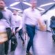 walking people