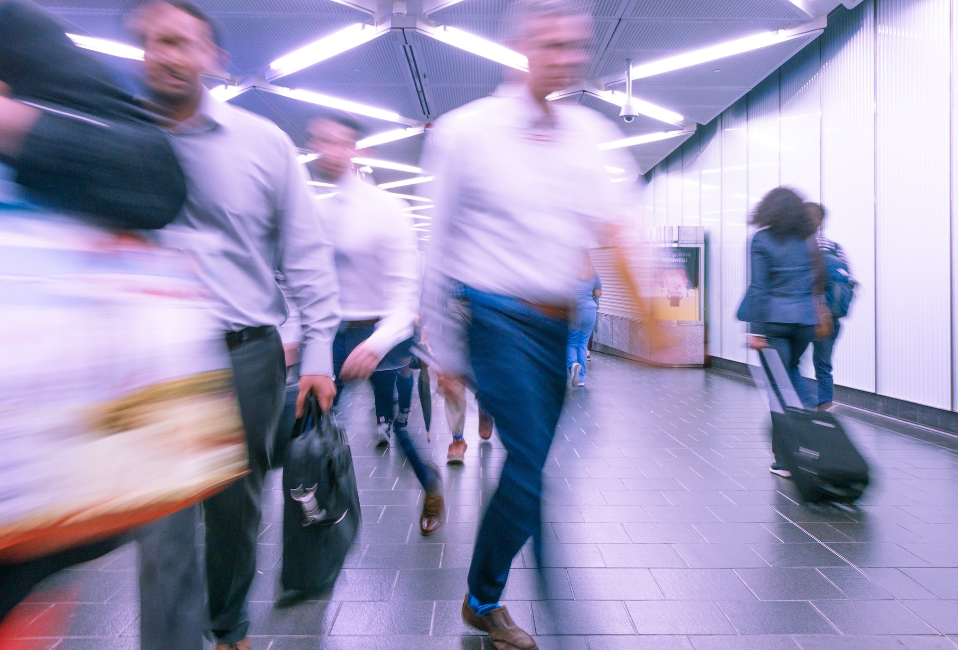 walking people