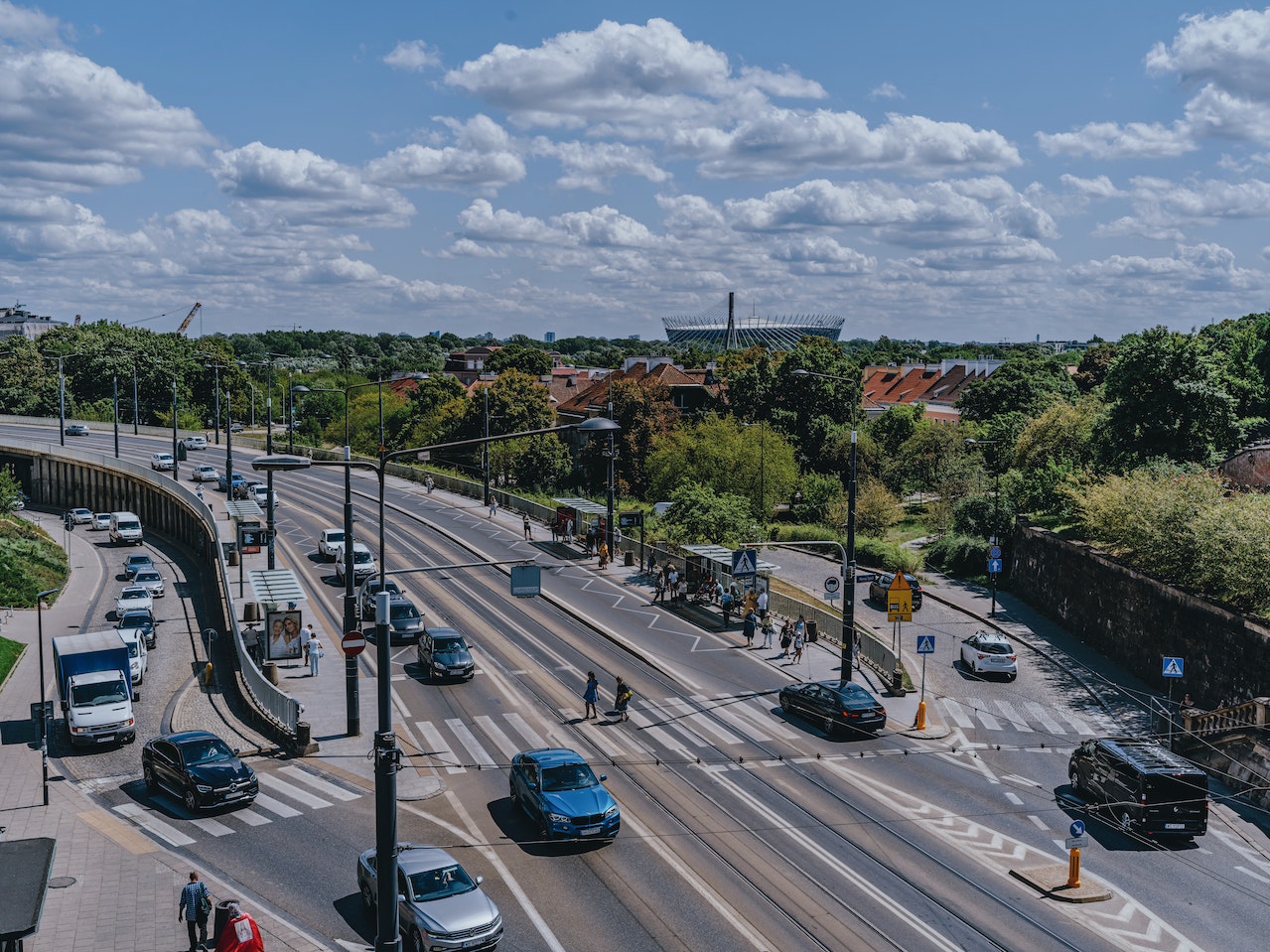 road with cars