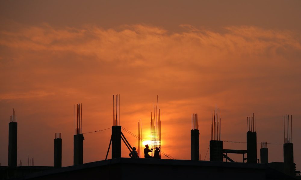 men on construction site