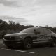 Police Patrol Car in a Parking Lot