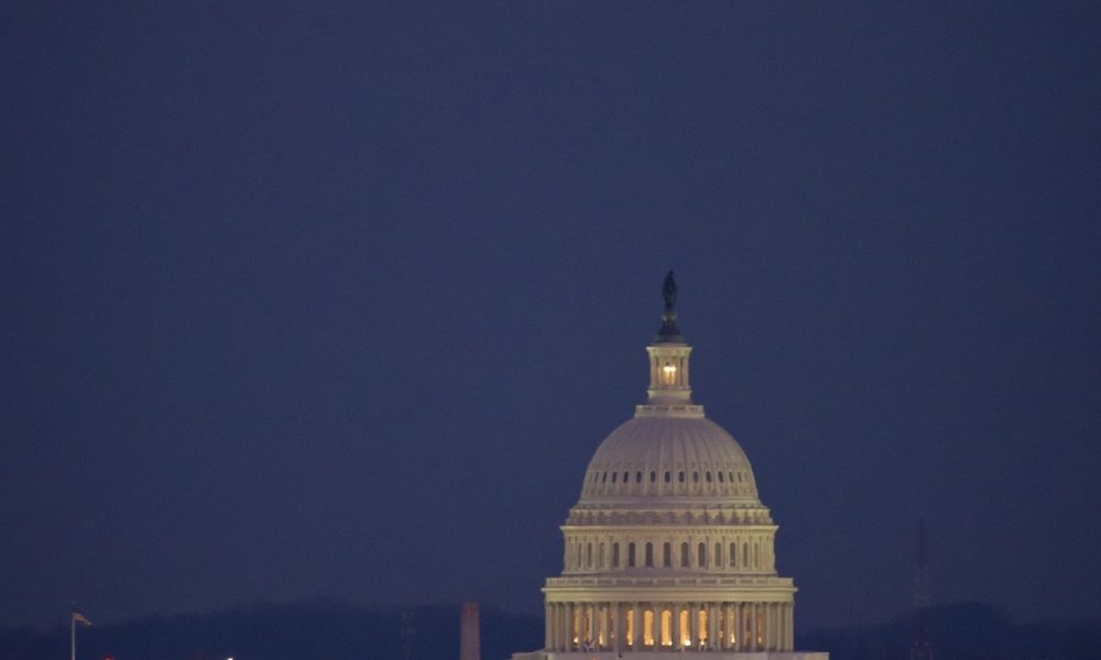 Full Moon on Capitol Hill Washington