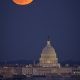 Full Moon on Capitol Hill Washington