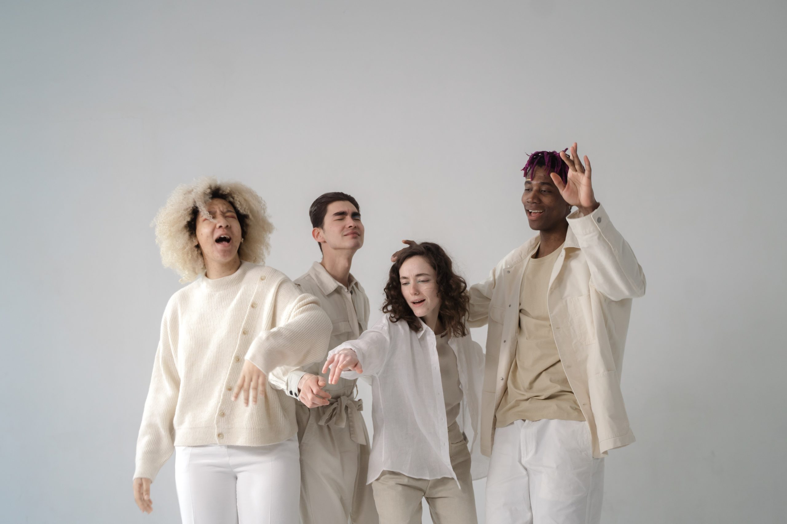 A People Singing Together