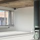 Spacious light studio with chair