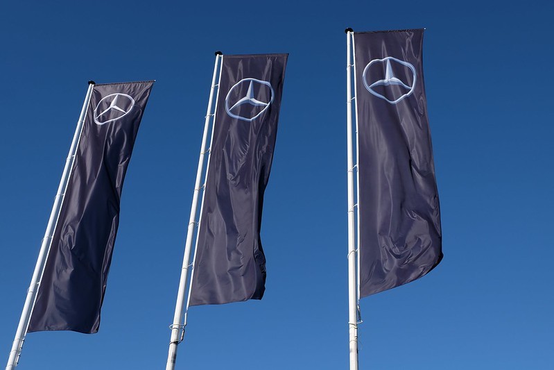 Mercedes-Benz flags