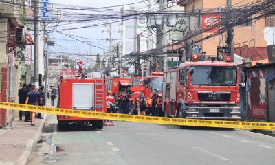 fire trucks on street