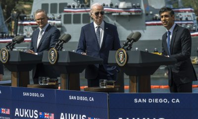 Australian Prime Minister Anthony Albanese, U.S. President Joe Biden, Britain’s Prime Minister Rishi Sunak