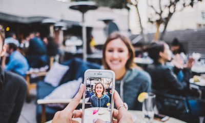 taking picture of girl