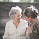 woman talking to grandmother