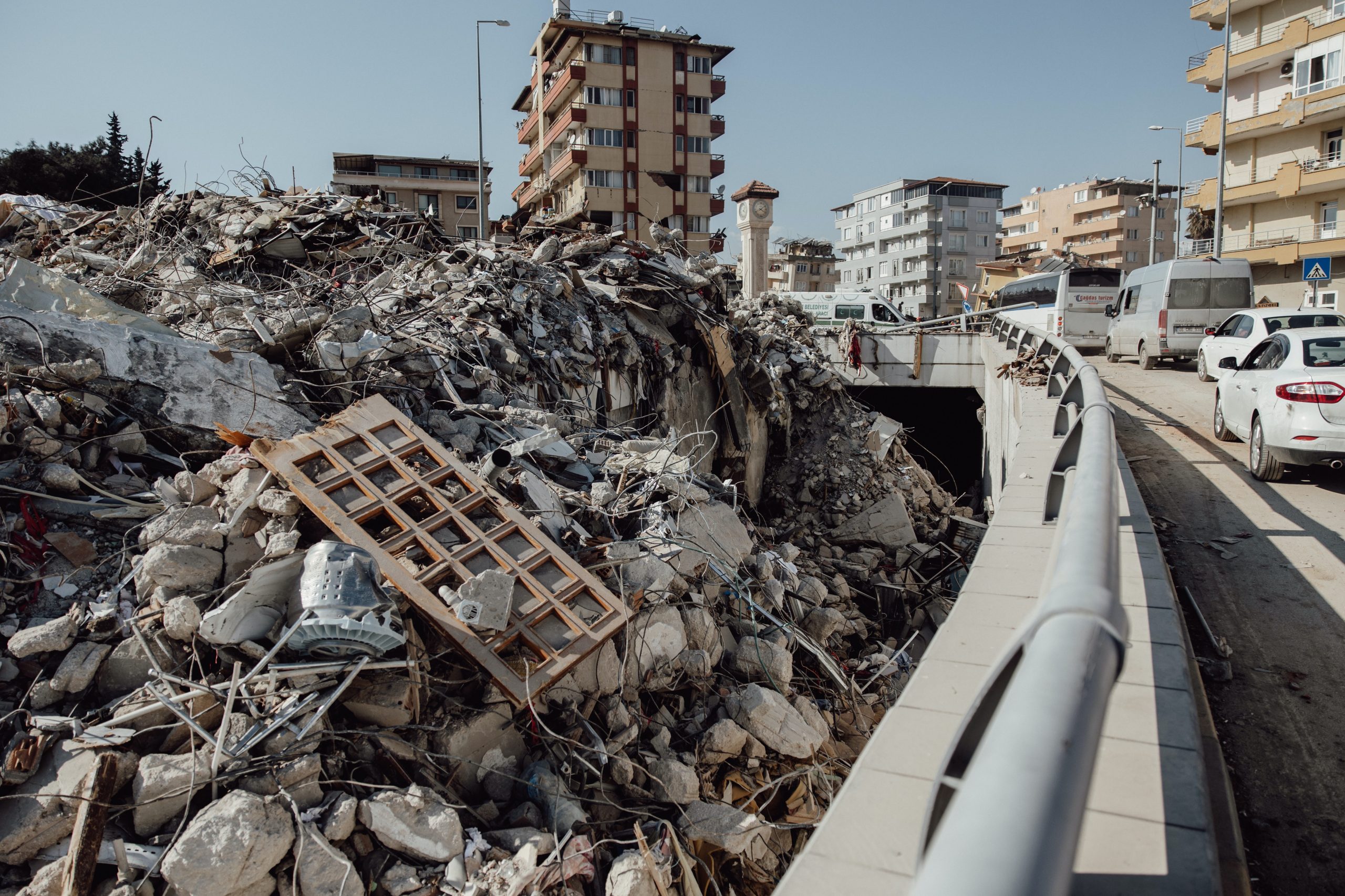 Urban Ruins after Earthquake