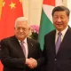 China’s President Xi Jinping meets Palestinian President Mahmud Abbas