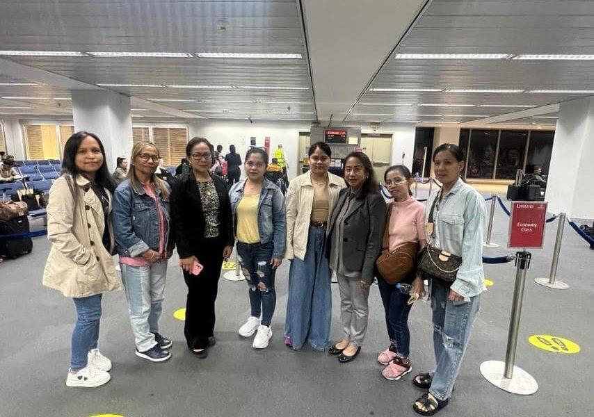 6 OFWs from Lebanon arrive in PH - Philippine Canadian Inquirer Nationwide Filipino Newspaper - Vimarsana News