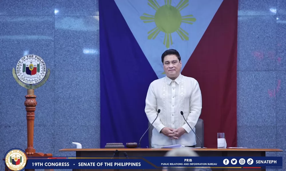 Senate President Juan Miguel Zubiri