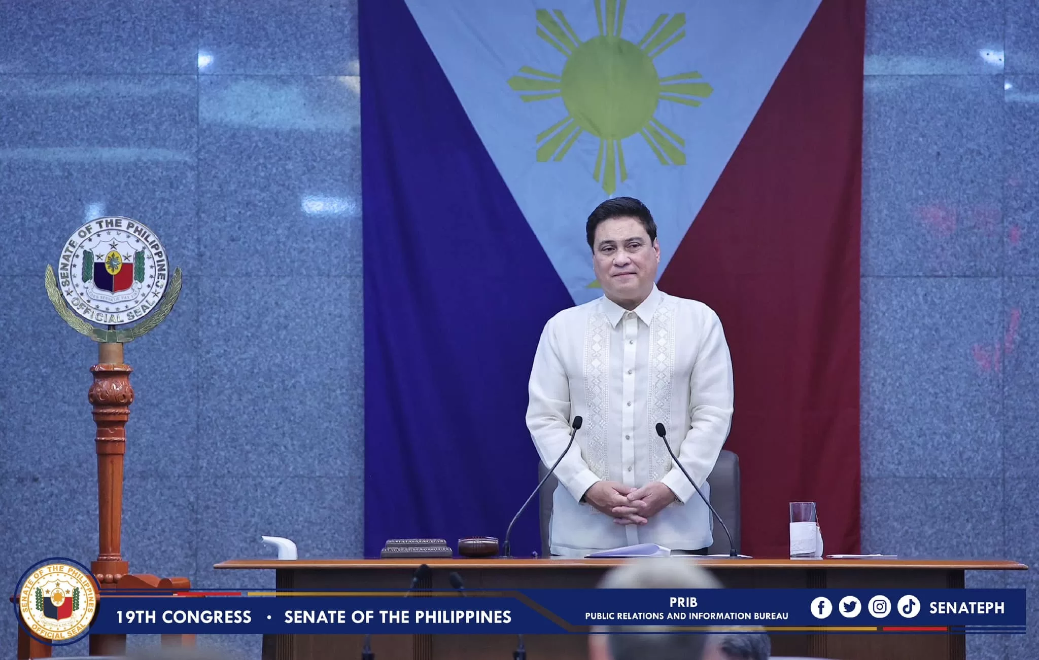 Senate President Juan Miguel Zubiri