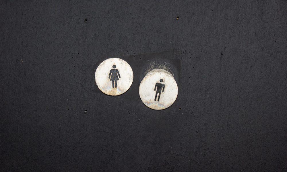 male female symbol button